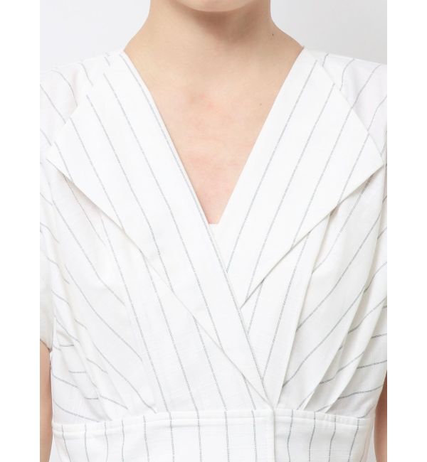 ELENDEEK「OPEN COLLAR SHIRT OP」|ワンピース|