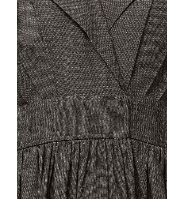 ELENDEEK「OPEN COLLAR SHIRT OP」|ワンピース|