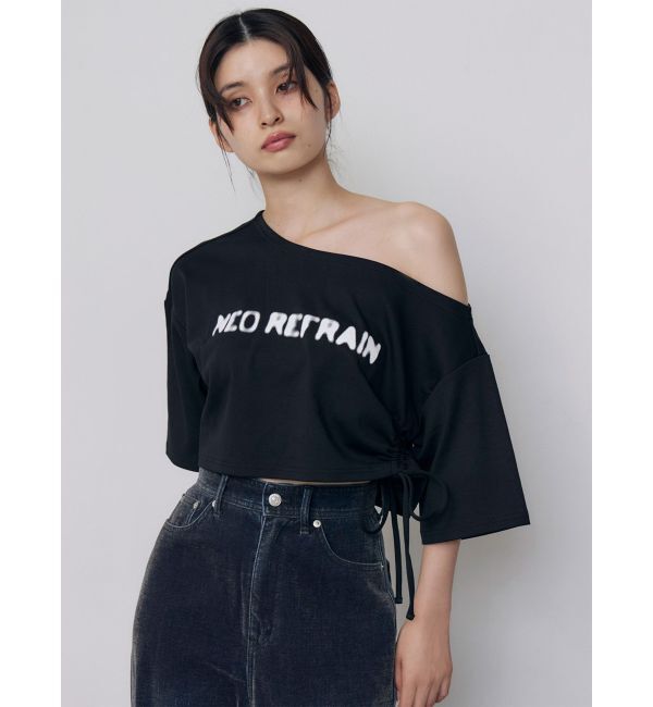 MURUA「ワンショルロゴワイドTシャツ」|Tシャツ・カットソー|