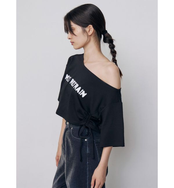 MURUA「ワンショルロゴワイドTシャツ」|Tシャツ・カットソー|