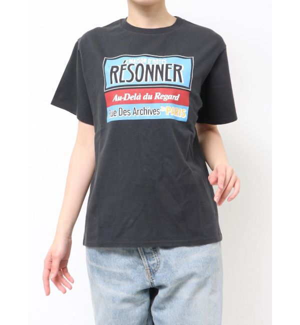 Ungrid「ヴィンテージカラーロゴTee」|Tシャツ・カットソー|チャコールグレー