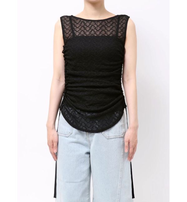 LAGUNAMOON「ドロストレースカットトップス」|Tシャツ・カットソー|
