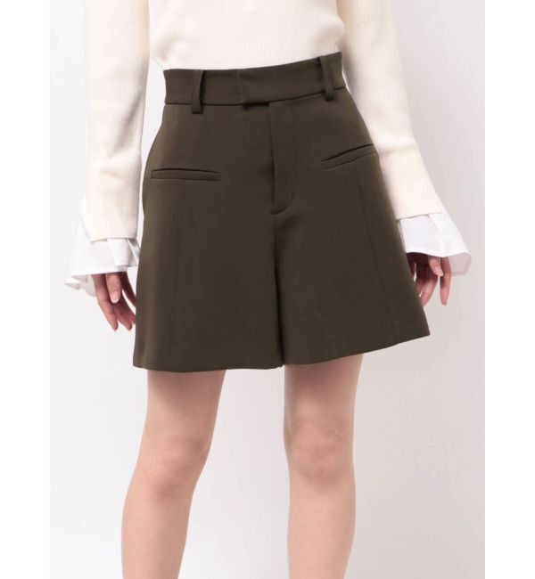 LAGUNAMOON「ダブルクロスショートパンツ」|その他|ブラウン