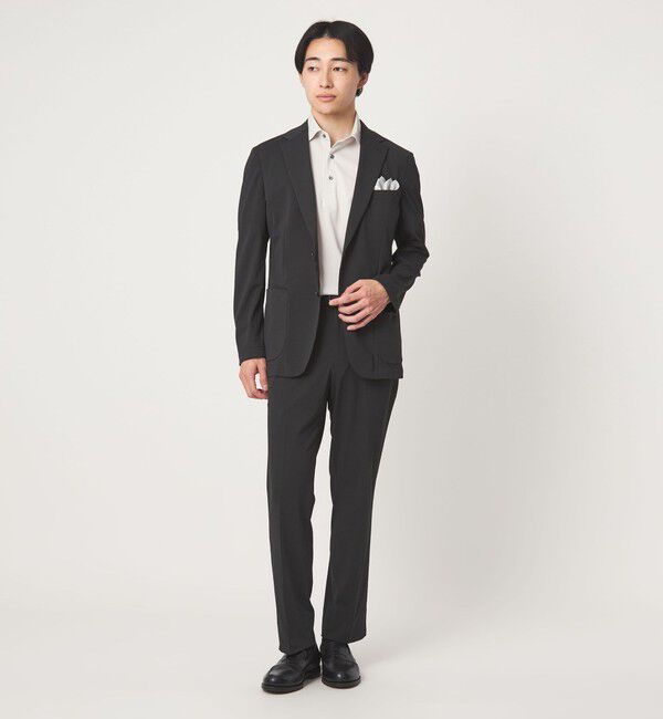 UNITED ARROWS green label relaxing「A+ ラッカンジャージ 2B スタンダード セットアップジャケット -ウォッシャブル・ストレッチ・吸水速乾-」|テーラードジャケット|