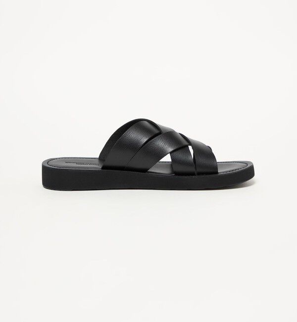 UNITED ARROWS green label relaxing「レザーライク クロス サンダル」|サンダル|