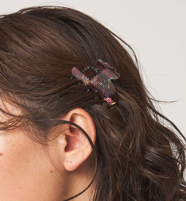 UNITED ARROWS green label relaxing「＜SUI AVA＞ヘアクリップ（S）」|ヘアバンド|MD.BROWN