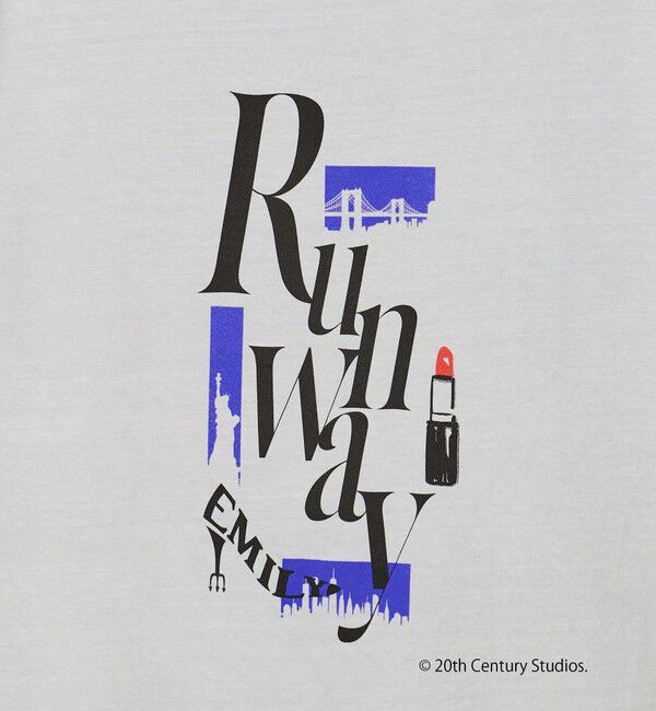 BEAUTY&YOUTH UNITED ARROWS「【別注】＜プラダを着た悪魔2＞ シアー プリント Tシャツ」|Tシャツ・カットソー|