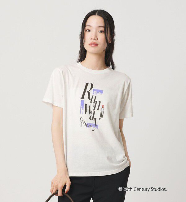 BEAUTY&YOUTH UNITED ARROWS「【別注】＜プラダを着た悪魔2＞ シアー プリント Tシャツ」|Tシャツ・カットソー|その他1