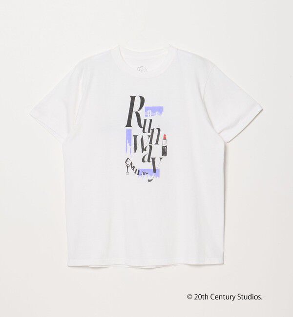 BEAUTY&YOUTH UNITED ARROWS「【別注】＜プラダを着た悪魔2＞ シアー プリント Tシャツ」|Tシャツ・カットソー|