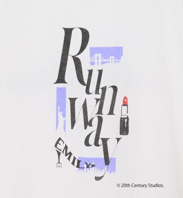 BEAUTY&YOUTH UNITED ARROWS「【別注】＜プラダを着た悪魔2＞ シアー プリント Tシャツ」|Tシャツ・カットソー|