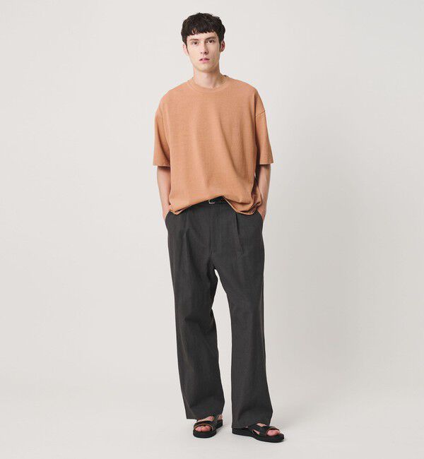 BEAUTY&YOUTH UNITED ARROWS「ネップ コットン カットオフ クロップド Tシャツ」|Tシャツ・カットソー|