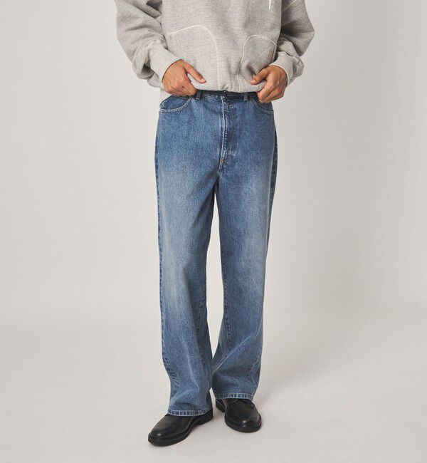 STEVEN ALAN「	＜Steven Alan＞ 13.5oz デニム 5ポケット バギー ストレート パンツ」|デニム|