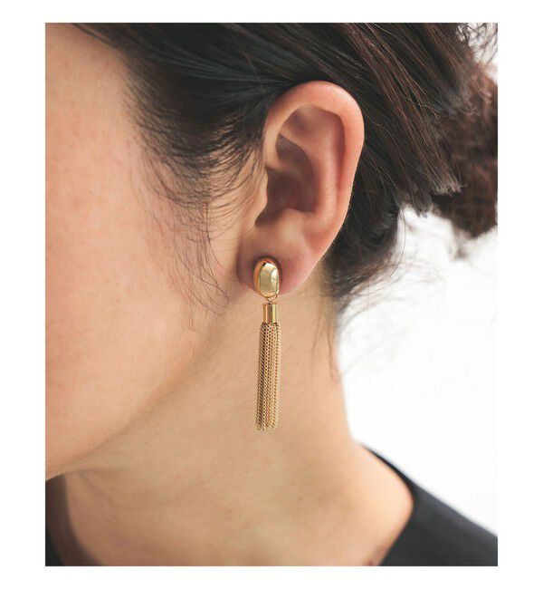 Demi-Luxe BEAMS 「オーバル タッセル イヤリング」|その他|
