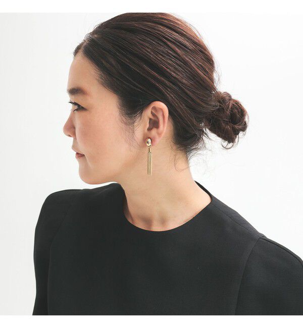 Demi-Luxe BEAMS 「オーバル タッセル イヤリング」|その他|