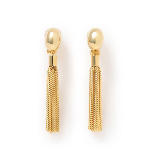 Demi-Luxe BEAMS 「オーバル タッセル イヤリング」|その他|