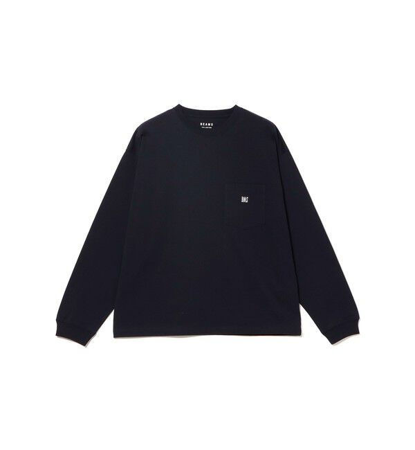BEAMS「BMSロゴ ロングスリーブ Tシャツ」|Tシャツ・カットソー|