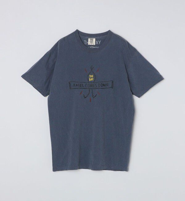 SHIPS「【SHIPS別注】THE DAY ON THE BEACH: ガーメントダイ プリント Tシャツ」|Tシャツ・カットソー|