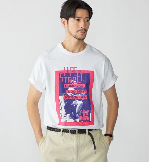 SHIPS「【SHIPS別注】THE DAY ON THE BEACH: フォト プリント Tシャツ」|Tシャツ・カットソー|