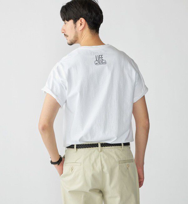 SHIPS「【SHIPS別注】THE DAY ON THE BEACH: フォト プリント Tシャツ」|Tシャツ・カットソー|