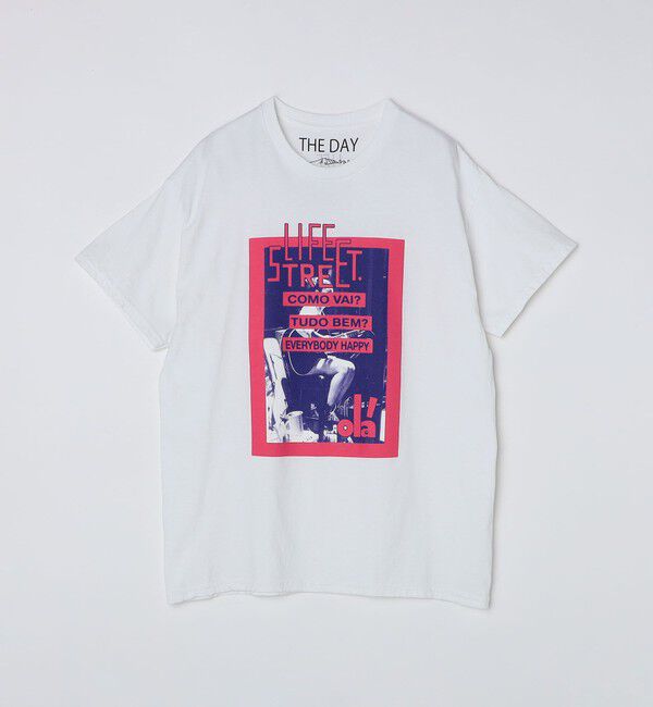 SHIPS「【SHIPS別注】THE DAY ON THE BEACH: フォト プリント Tシャツ」|Tシャツ・カットソー|