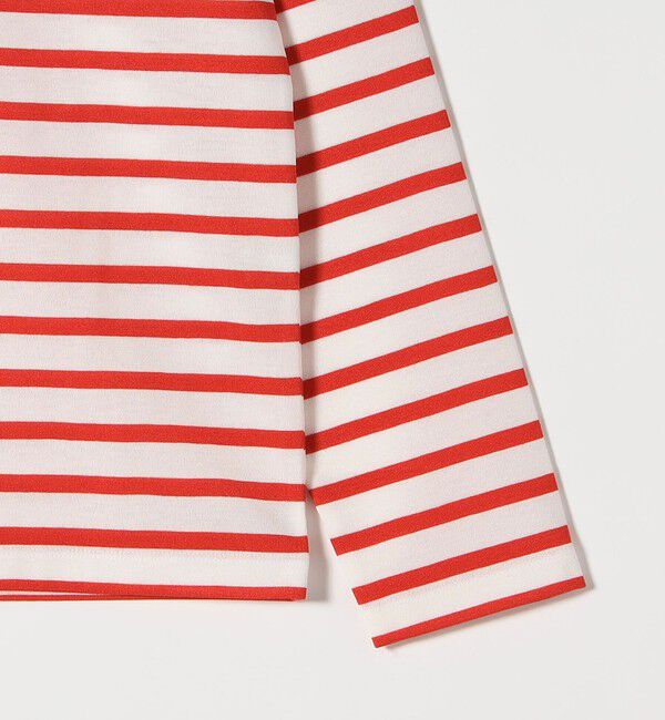 SHIPS any「SHIPS any:〈洗濯機可能〉マリンボーダー レース 襟 プルオーバー」|Tシャツ・カットソー|