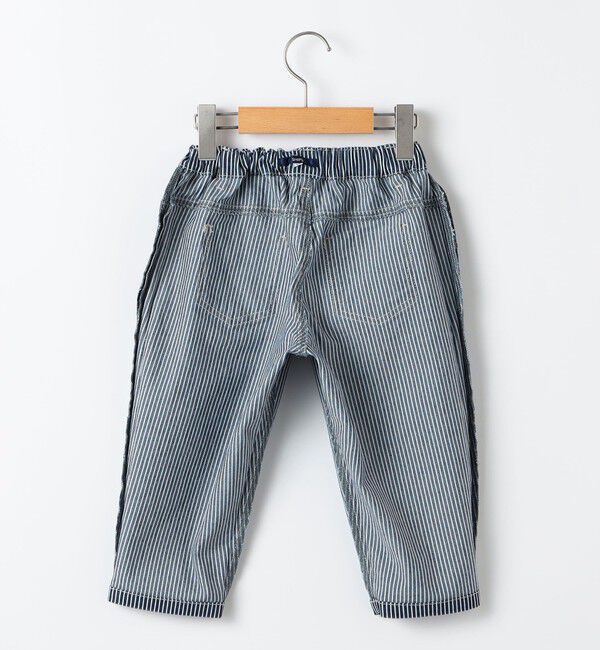 SHIPS KIDS「SHIPS KIDS:90cm /ヒッコリー デニム パンツ」|デニム|