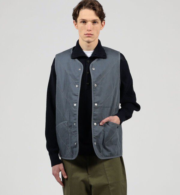 TOMORROWLAND BUYING WEAR「【別注】LAVENHAM UNWADDED THORNHAM リネンコットン キルティングベスト」|ベスト・ジレ|