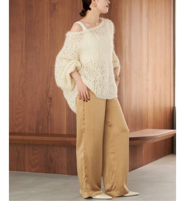 Plage「《追加予約》HAND KNIT ジャンボタム プルオーバー」|ニット・セーター|