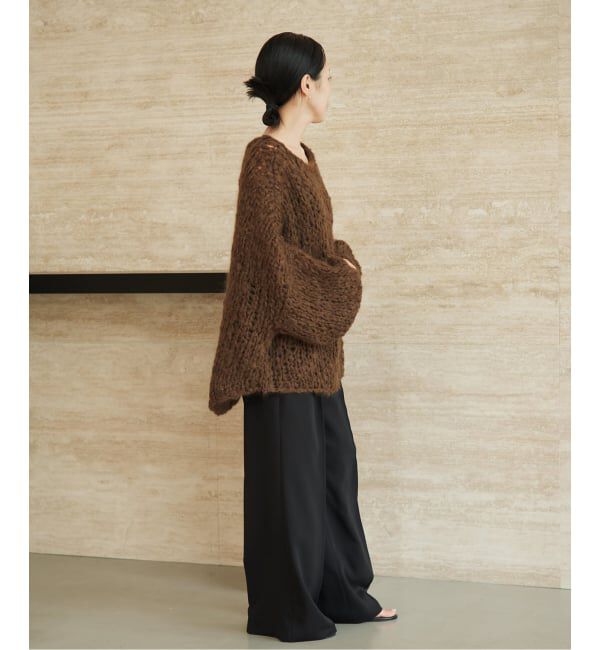 Plage「《追加予約》HAND KNIT ジャンボタム プルオーバー」|ニット・セーター|