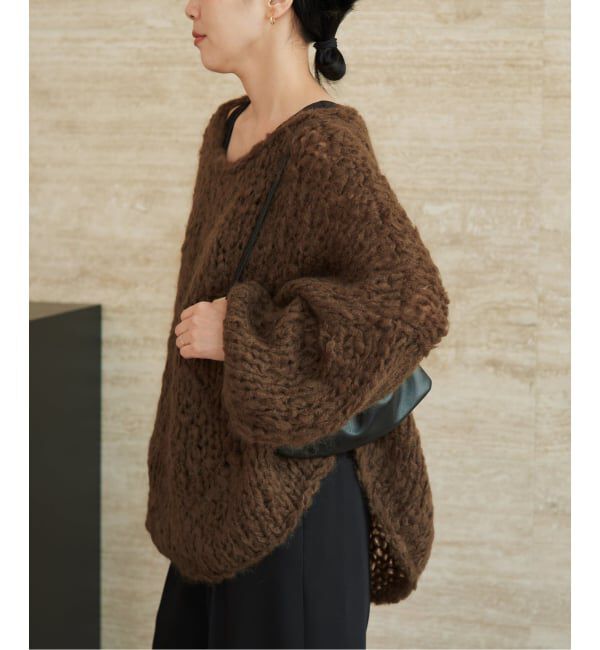 Plage「《追加予約》HAND KNIT ジャンボタム プルオーバー」|ニット・セーター|
