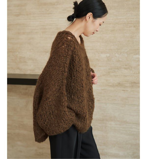 Plage「《追加予約》HAND KNIT ジャンボタム プルオーバー」|ニット・セーター|