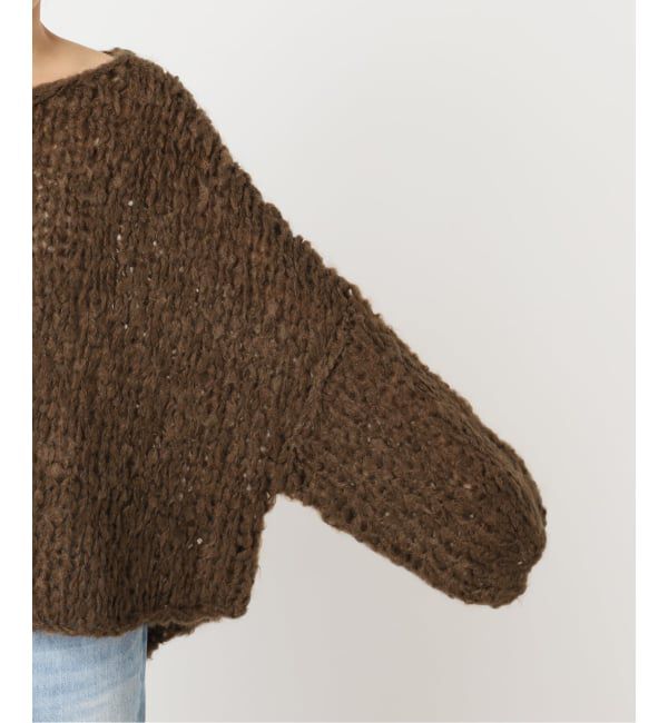 Plage「《追加予約》HAND KNIT ジャンボタム プルオーバー」|ニット・セーター|