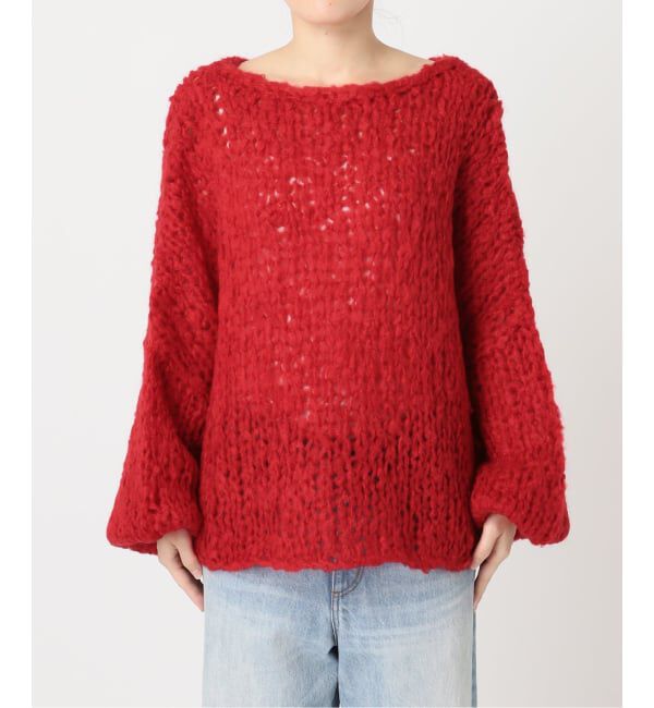 Plage「《追加予約》HAND KNIT ジャンボタム プルオーバー」|ニット・セーター|