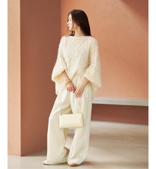 Plage「《追加予約》HAND KNIT ジャンボタム プルオーバー」|ニット・セーター|