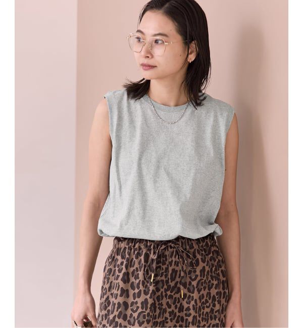 JOURNAL STANDARD「《追加2》汗ジミ防止天竺ノースリーブ」|Tシャツ・カットソー|