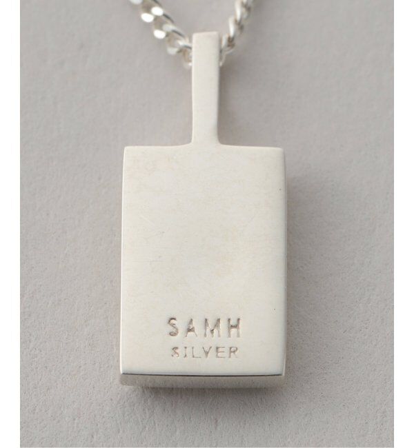 Spick and Span「《WEB限定》【SAMH by LILAS】インゴットモチーフ50cmネックレス SV」|ネックレス|