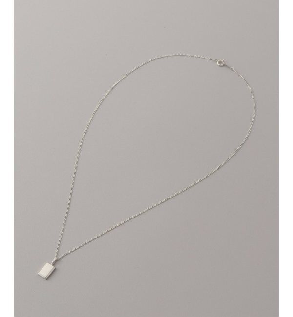 Spick and Span「《WEB限定》【SAMH by LILAS】インゴットモチーフ50cmネックレス SV」|ネックレス|