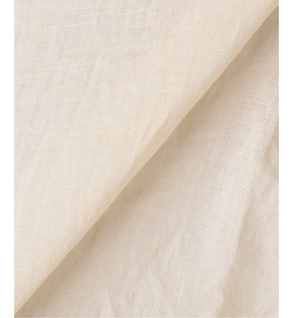 Spick and Span「《全15色 / 追加2》80リネンカシュクール ビッグシャツ」|シャツ・ブラウス|