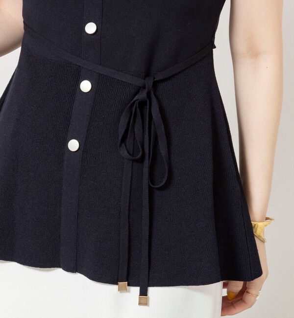 NOLLEY'S sophi「《手洗い可能》【TORRAZZO DONNA/トラッゾドンナ】2way Square Neck Knit ブラウス」|ニット・セーター|