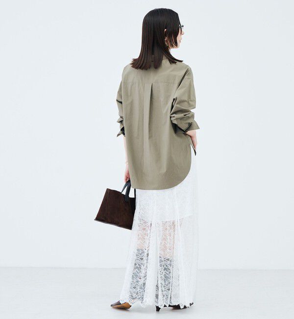 NOLLEY'S sophi「《セットアップ対応》ウォッシャブラルッセルレースマキシマーメイドスカート」|スカート|