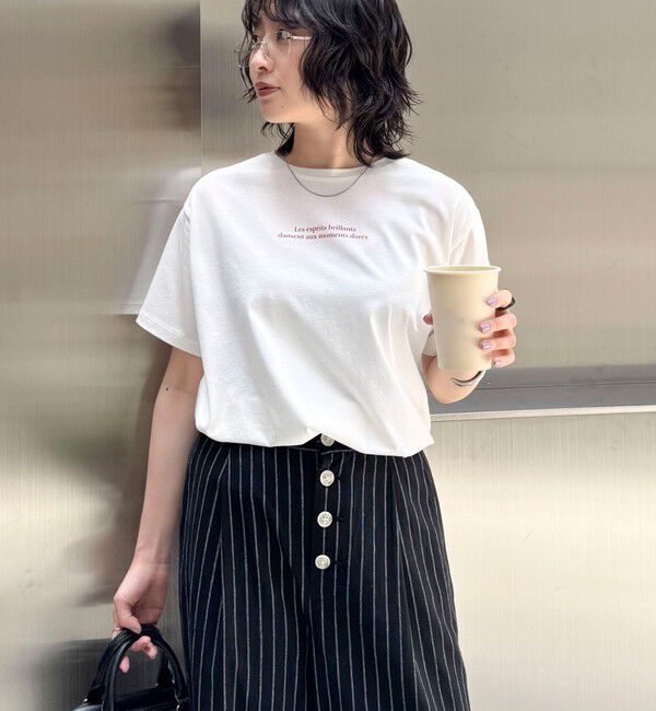fredy emue「シルケットラウンドヘムTシャツ」|Tシャツ・カットソー|