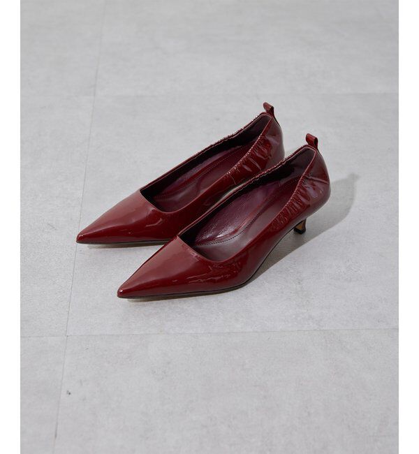 Hoaw.「＜WEB限定サイズあり＞【Hoaw.】ギャザーエナメルパンプス」|その他|