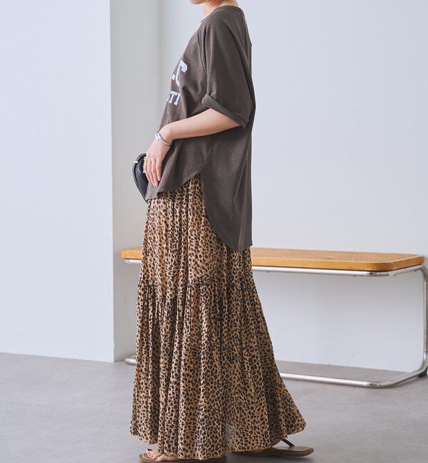  「【7色展開】クリンクルボイルギャザースカート」|スカート|