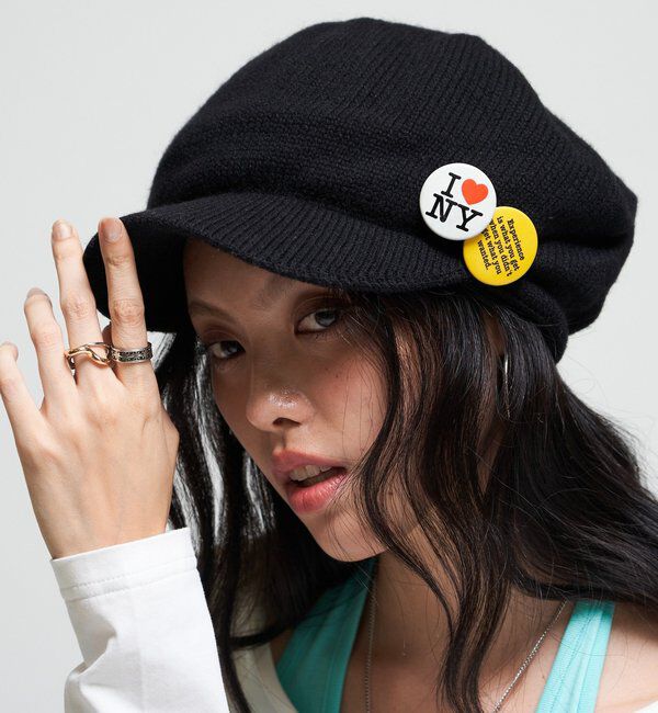  「【26AW LOOK掲載品番】ニットキャスケット」|ハット|
