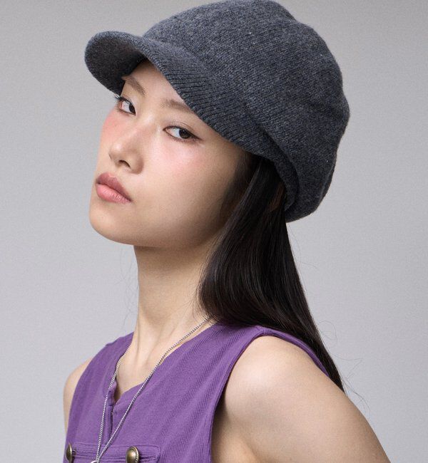 「【26AW LOOK掲載品番】ニットキャスケット」|ハット|