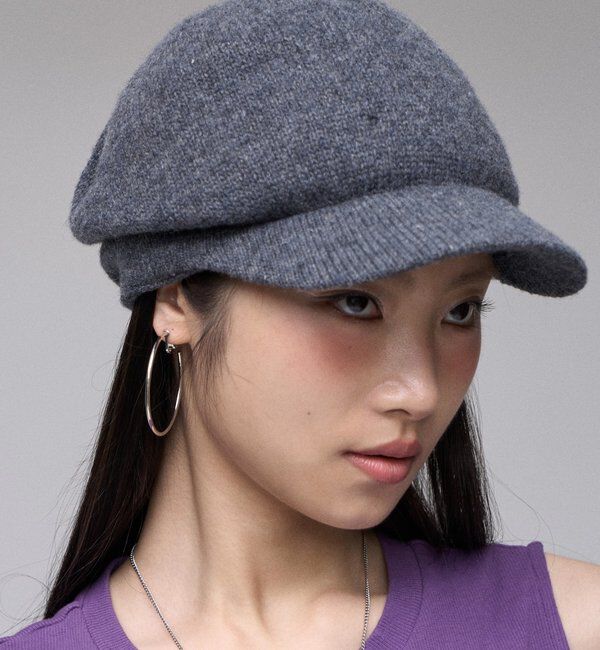  「【26AW LOOK掲載品番】ニットキャスケット」|ハット|