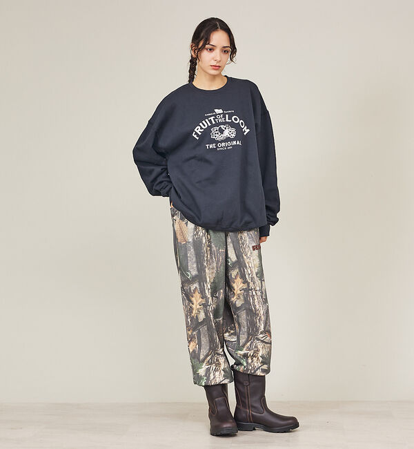 ABAHOUSE「【FRUIT OF THE LOOM】PRINT SWEAT5/プリントロゴ/ユ」|スウェット・ジャージ|