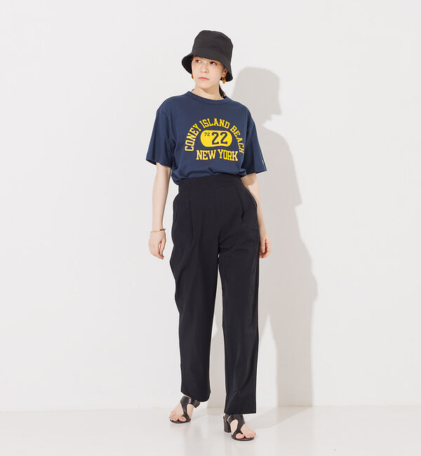 NOMINE「ステッチタックパンツ」|スラックス|