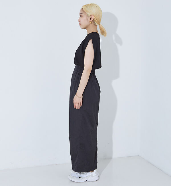 NOMINE「カットコンビ ワッシャー ワンピース」|ワンピース|