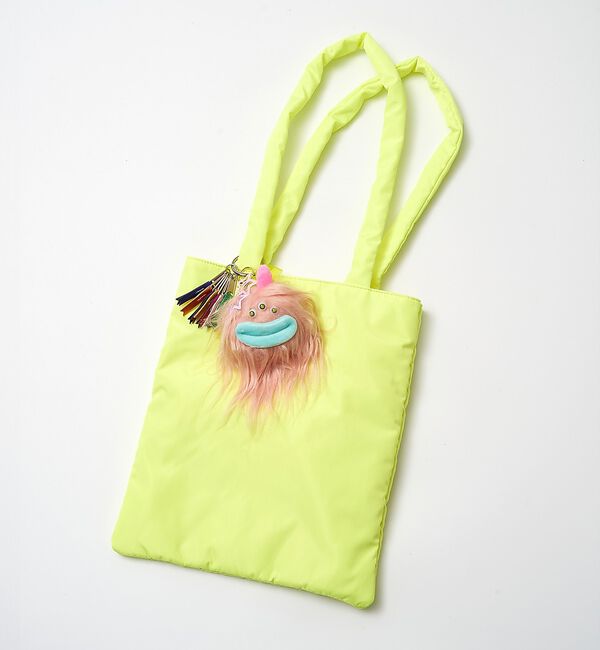 NOMINE「【cheek】neon monster tote ネオンモンスター フラット ト」|トートバッグ|